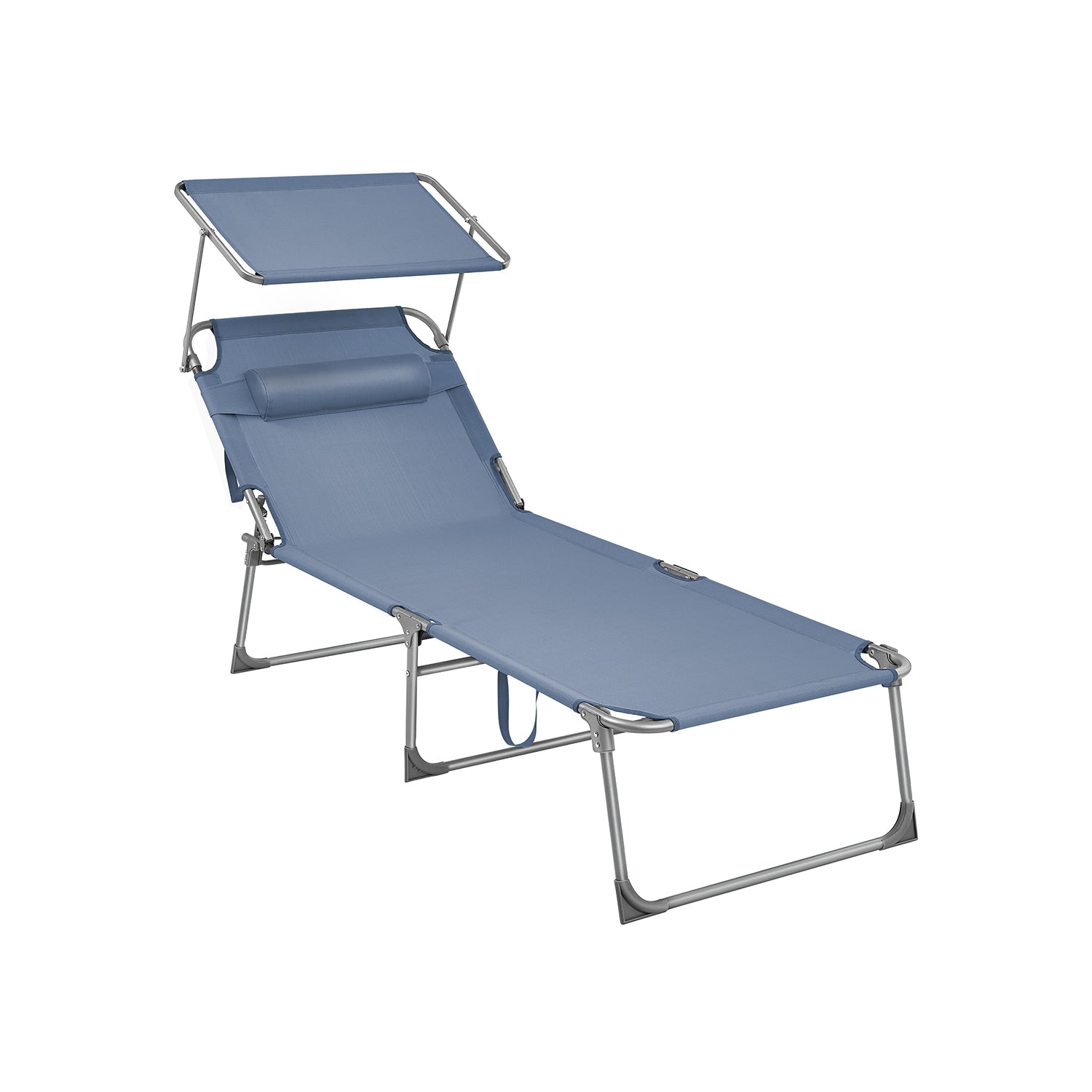 Lounger - 71 x 200 x 38 cm - blå