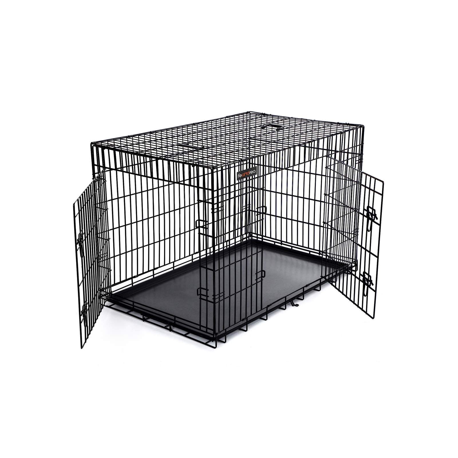 Hundbur - Puppybench - Svart