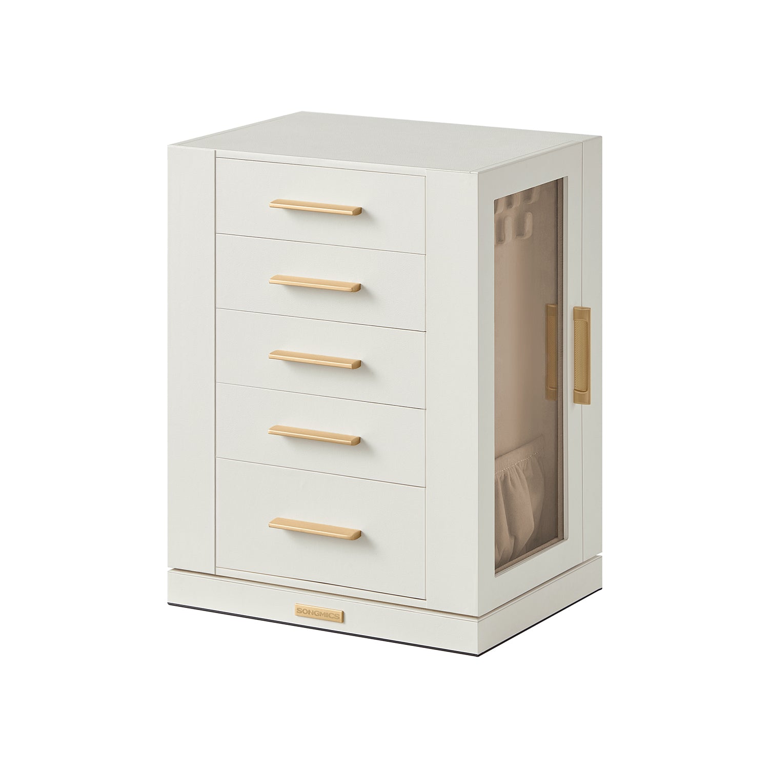 Smycken box-rymlig-open design-gift idé-wolkwit