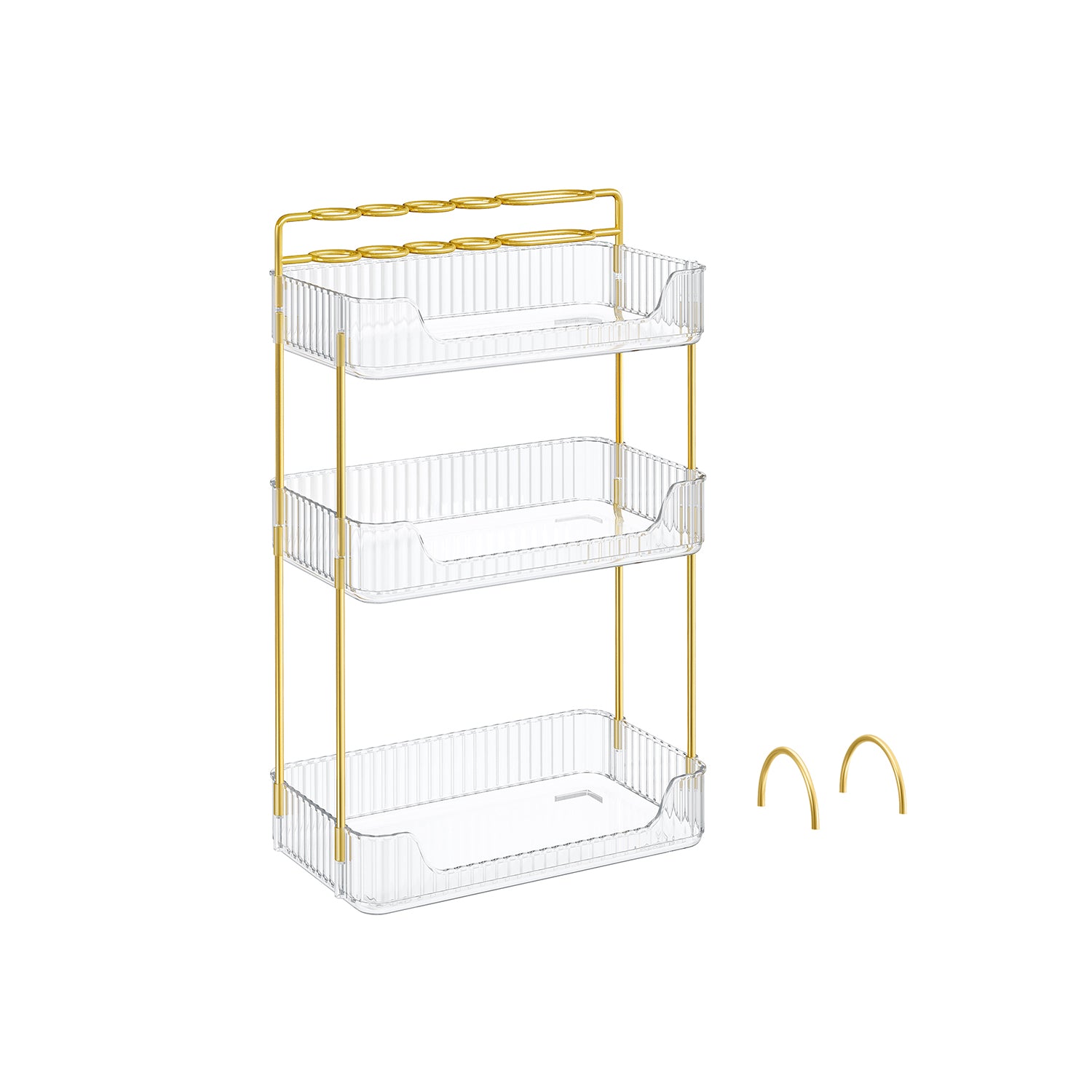 Rektangulär make-up arrangör-gåva idétransparent