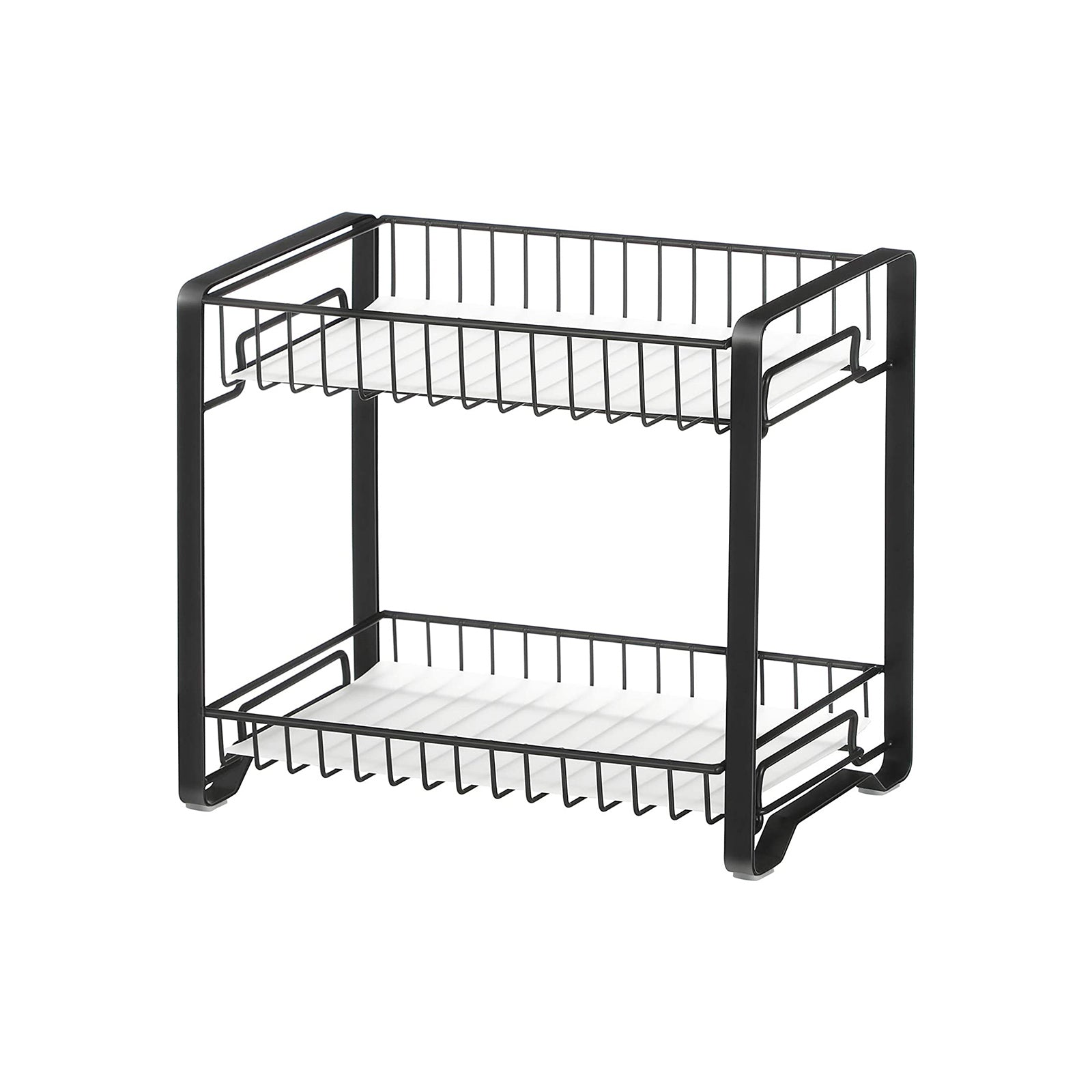 Ört rack - köksställ - bänkskivanarrangör - badrumsställ - svart