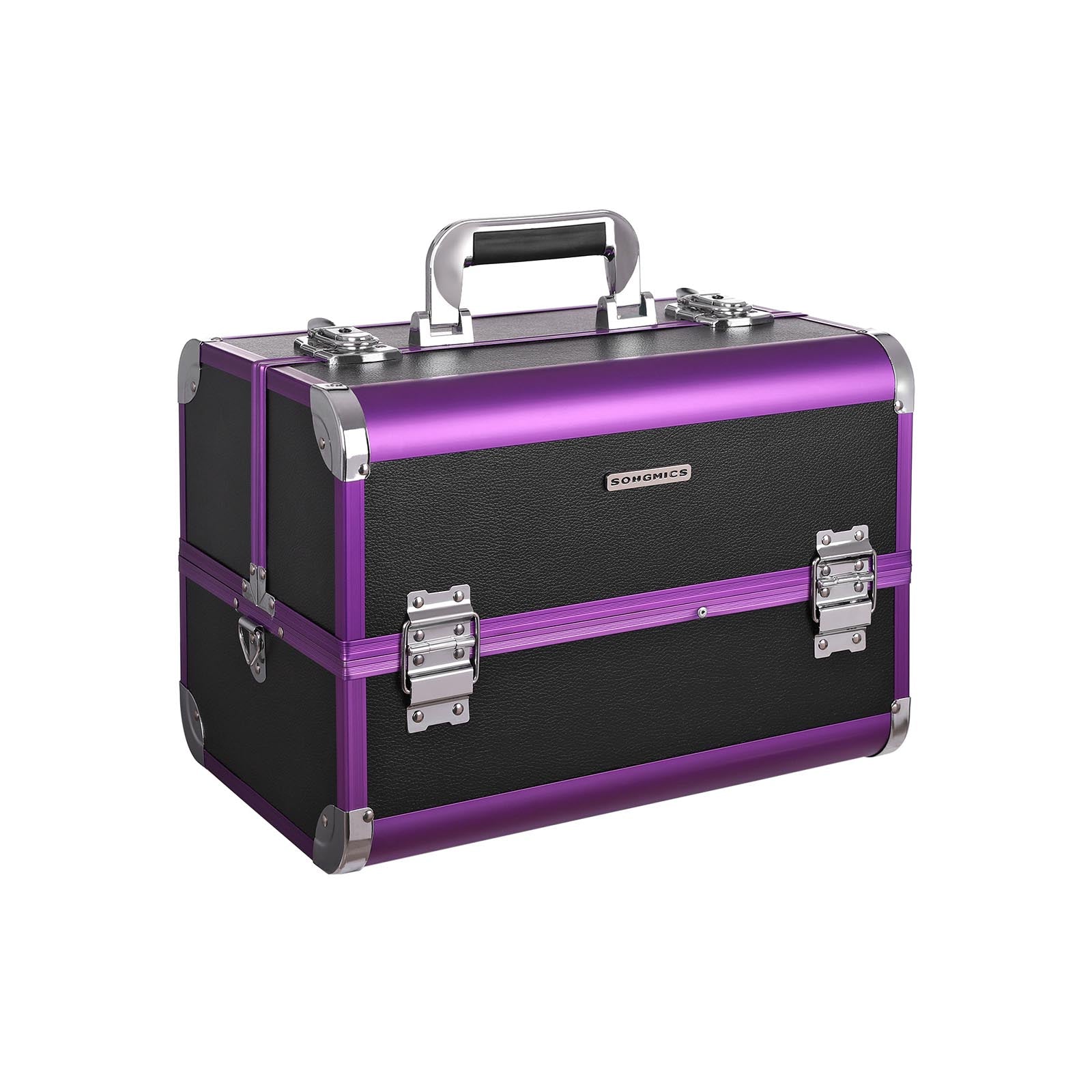 Makeup Bag-Small-svart och lila