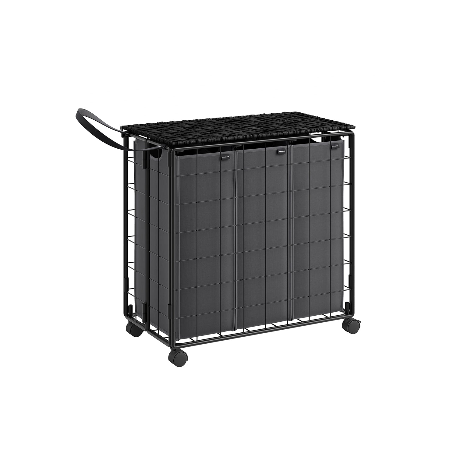 Tvättkorg-133 L-Removable-With-hjul