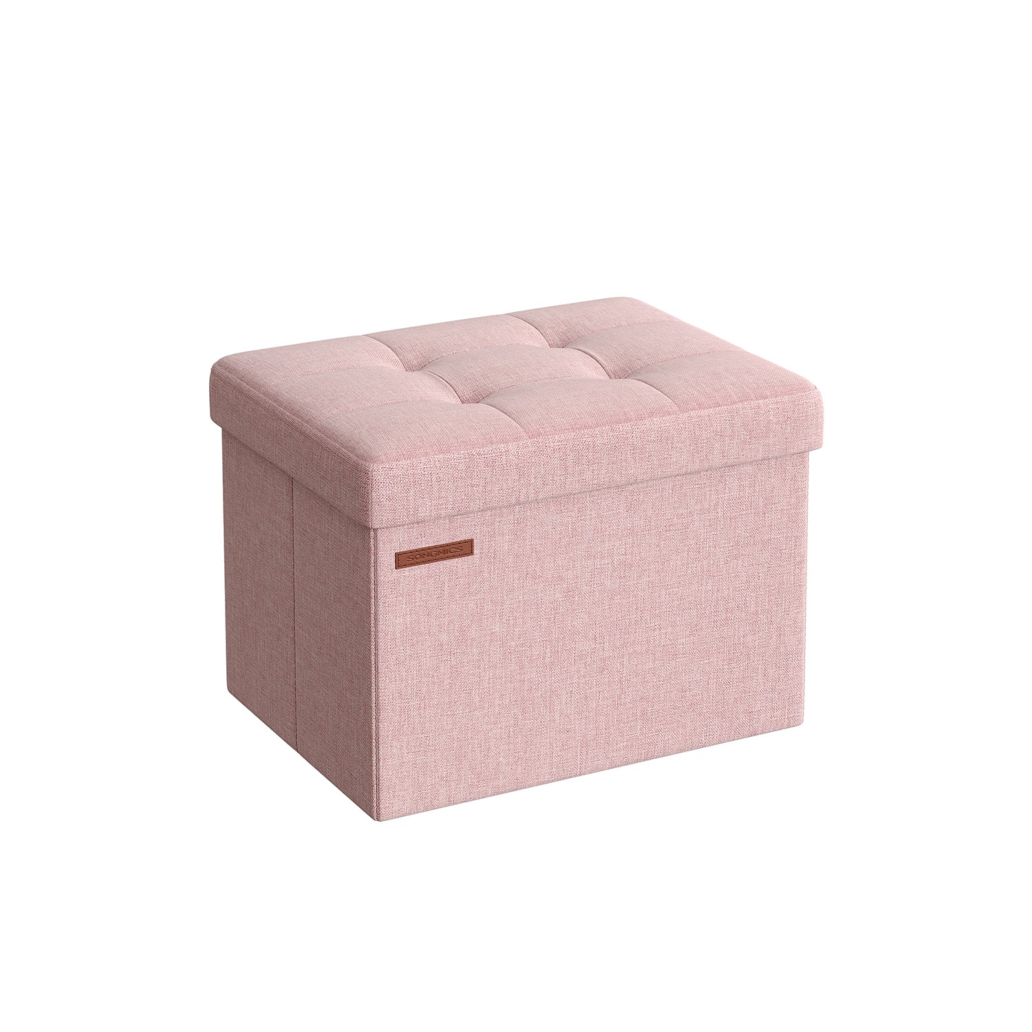 Bänk - med förvaringsutrymme - pastellrosa