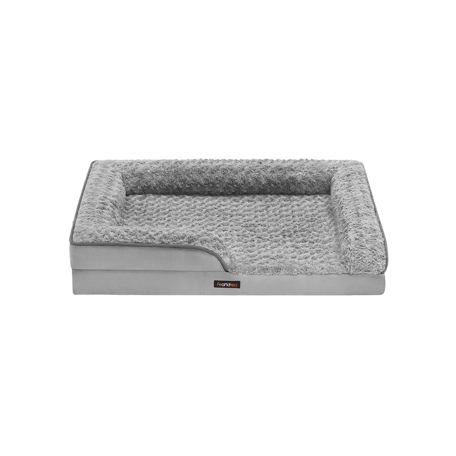 Ortopedisk hundbädd med plyschtäcke 91 x 68 x 16 cm