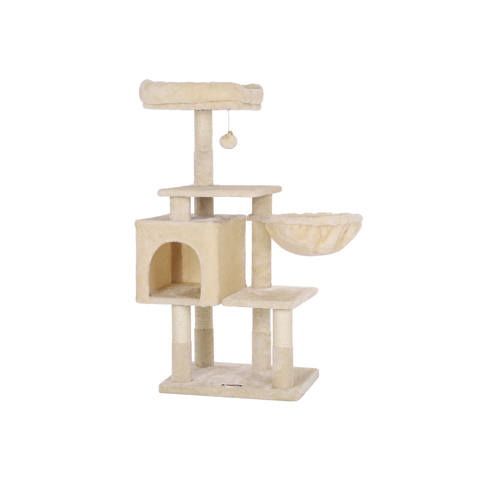 Scratching Post - med solstol - 110 cm - beige