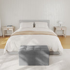Soffa med lagringsutrymme - 38 x 76 x 38 cm - sätesbox - multifunktionell