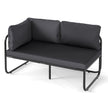Trädgård – Lounge Soffa Möbler Utomhus med Kuddar sits – 2 – Grå