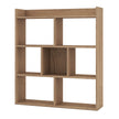 Bokhylla – med kuber Stående Kubhylla Förvaringshylla – 7 80 x 20 x 90 cm – Natur