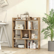 Bokhylla – med kuber Stående Kubhylla Förvaringshylla – 7 80 x 20 x 90 cm – Natur