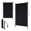 Utomhus – vertikalmarkis höjdjusterbar och utdragbar – 150 x 220-310 cm – Svart