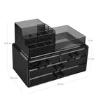 Make-Up Organizer-4 Drawers-Black