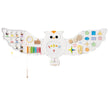 i – Busy Board Baby Owls Aktivitetsvägg med paneler Montessori Träleksaker Lärande – 11 1 – Vit