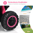 12V – Electric Kids Quad med musikhorn och LED strålkastare Pink – Rosa