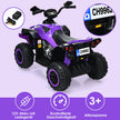 12V – Electric Kids Quad med musikhorn och LED strålkastare – Lila