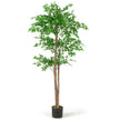 Konstgjord – växt bambu konstträd med kruka dekoträd – 150 cm – Grön