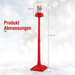 Musikalisk – jullykta Snögloblykta på stativ med melodier Pariserhjul – 8 153 cm – Röd