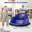 Barnens – elbilar, elektrisk bumper car med blinkande LED lampor – Lila