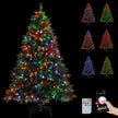 Konstgjord – julgran med APP styrda flerfärgade RGB lampor – 370 180 cm – Grön