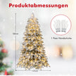 Konstgjord – julgran Snötäckt Förmonterad hopfällbar – 180 cm – Grön