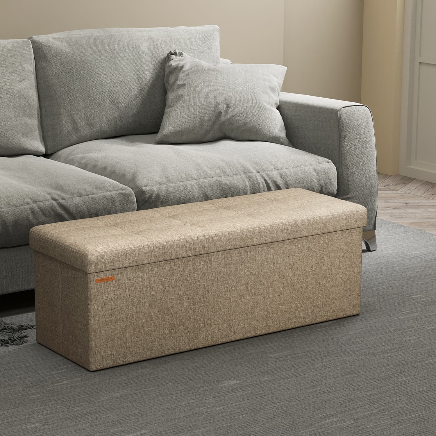 Soffa med lagringsutrymme - 38 x 110 x 38 cm - Säteslåda - stort format