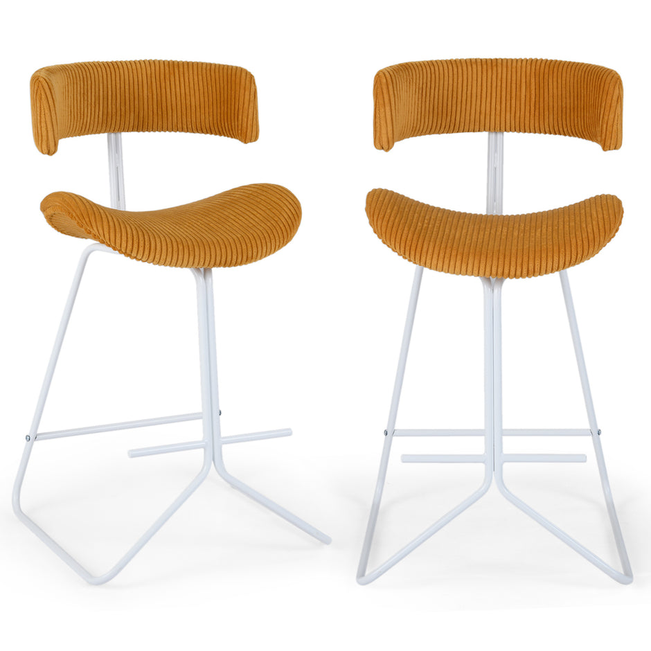 pack – barstolar utan armstöd med tygklädsel och fotstöd, mått – 2 51 x 50,5 x 93 cm