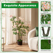 2‑pack – konstgjord balsaminaträd cm, konstväxt i kruka med sidenblommor och blad – 90 210 55