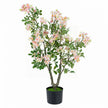 2‑pack – konstgjord balsaminaträd cm, konstväxt i kruka med sidenblommor och blad – 90 210 55