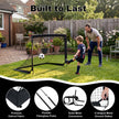 2‑pack – pop‑up fotbollsmål för barn med glasfiberrör och metallkopplingar – 120 x 90 x 92 cm