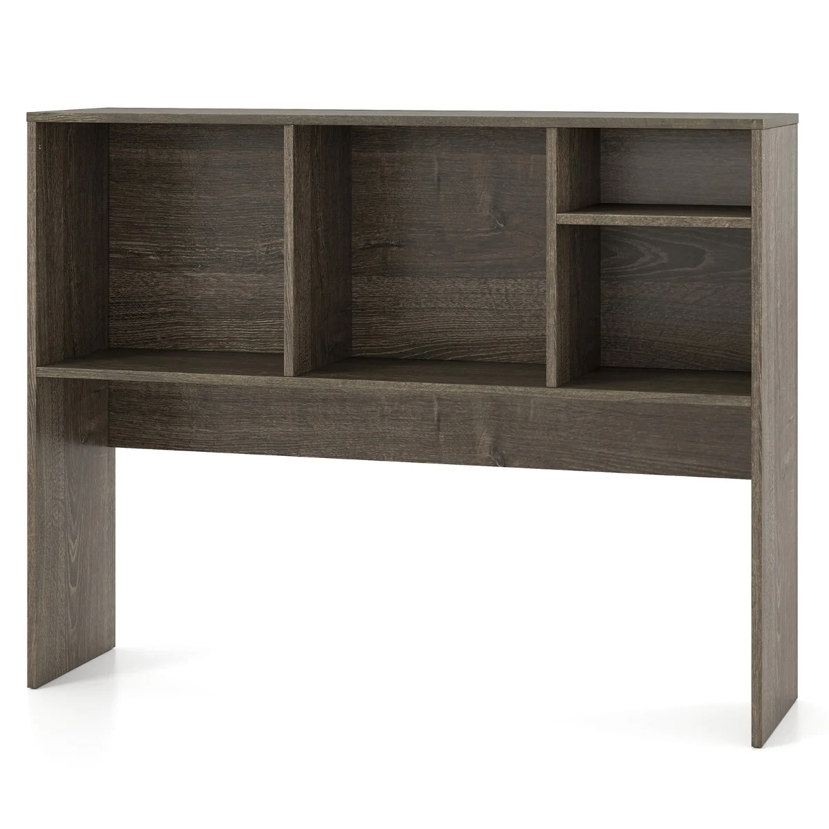 Skrivbords – hyllor med fack – 4 94 x 25 x 73 cm – Brun