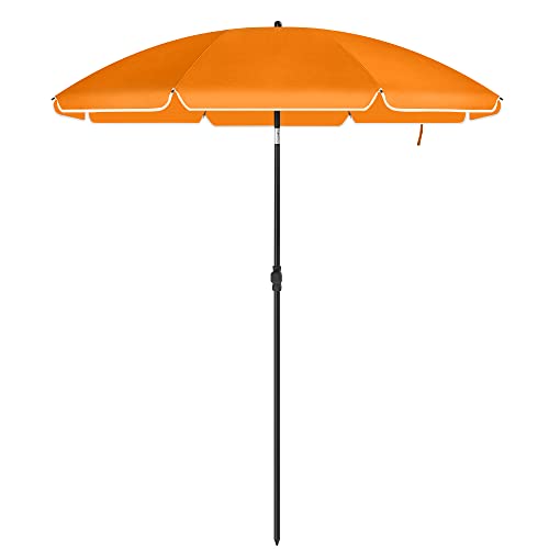 Parasoll – Tiltbar med vev – Ø 200 cm – Taupe