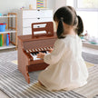 tangenter – Mini digitalpiano Barn Elektriskt med justerbar hastighet Brunt – 25 – Brun