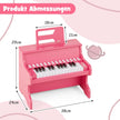 tangenter – Mini digitalpiano Barn Elektriskt med justerbar hastighet – 25 – Rosa