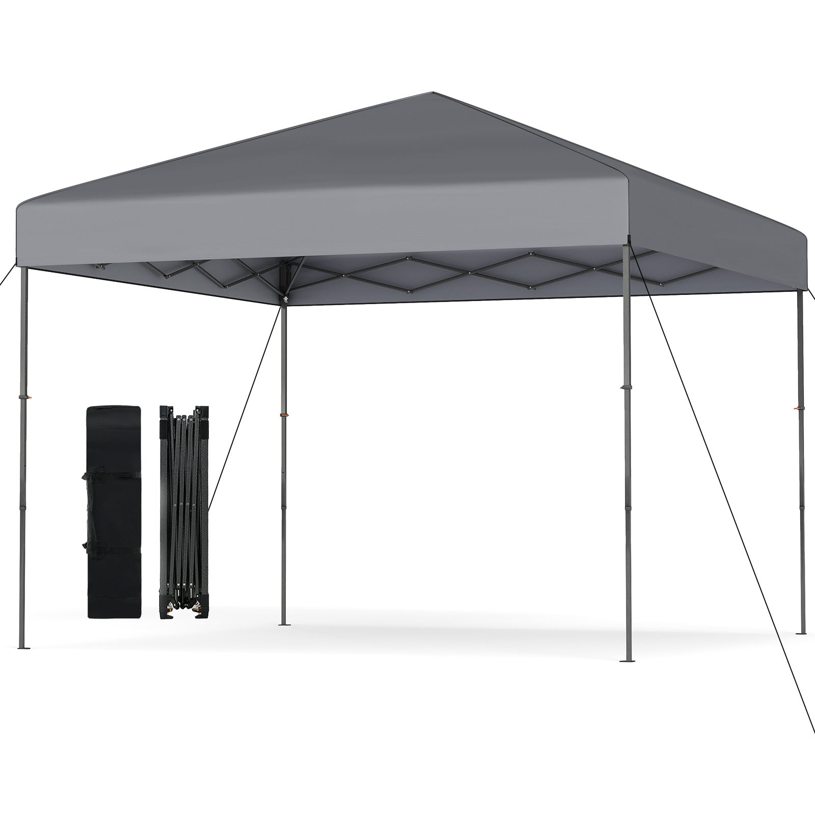 Pop – up paviljong med bärväska och UV50+ Höj sänkbar – 3 x 3 m – Grå