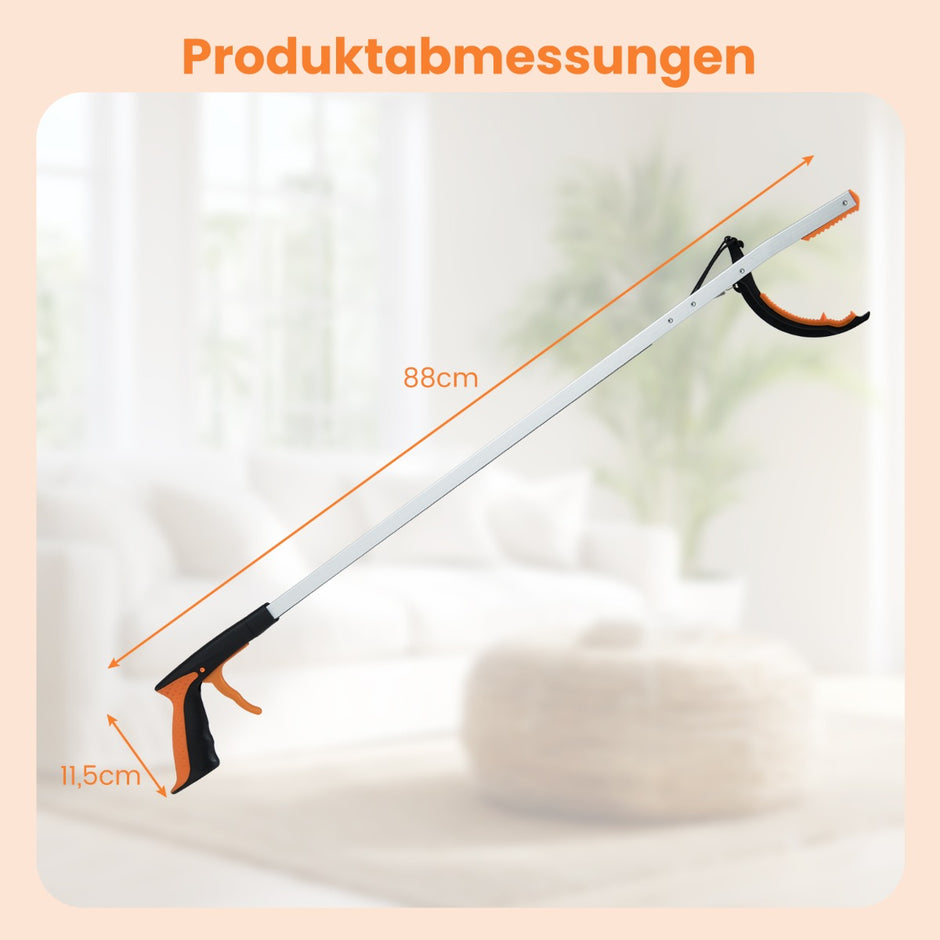 pack – extra långa tång, och sopuppsamlingspinne Lätt aluminiumklor – 2 88 cm – Silver