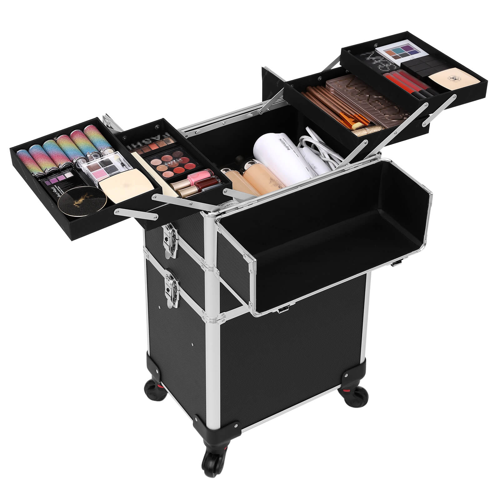 Make-up vagn-3-i-1-svart
