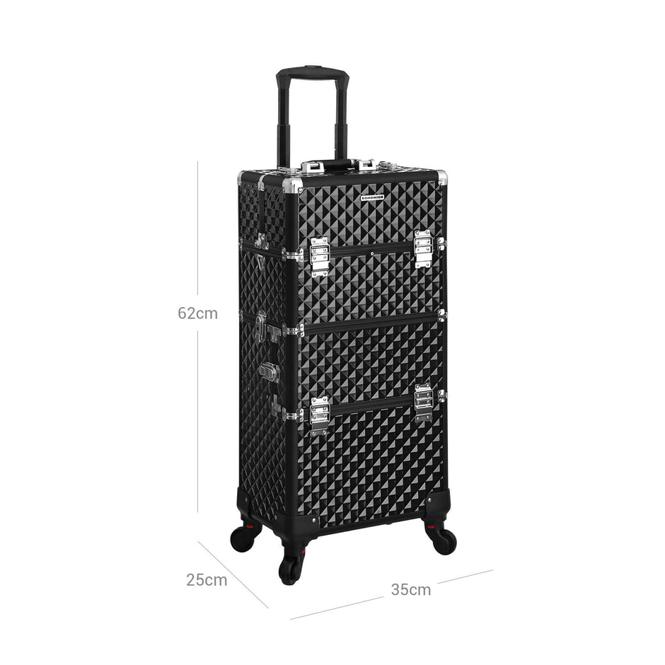 Make-up vagn-3-i-1-svart