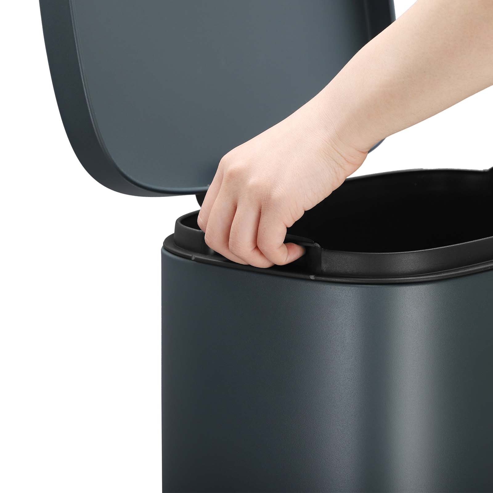 Avfallsbimmer - pedal bin - softclose - 30 l - rökgrå