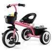 Löparcykel – Barn Löparcyklar med justerbart säte och korgar fram bak – 2 – Rosa