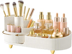 Make-up Organizer – 360° Draaibaar – Eén Laag – 2-in-1 – Wit