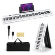 tangents – piano keyboard med rytmer toner hopfällbart – 88 1000 1000 – Vit