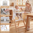 i – hopfällbar justerbar babyhögstol med matbricka – 4 1 71 x 58 x 93 cm
