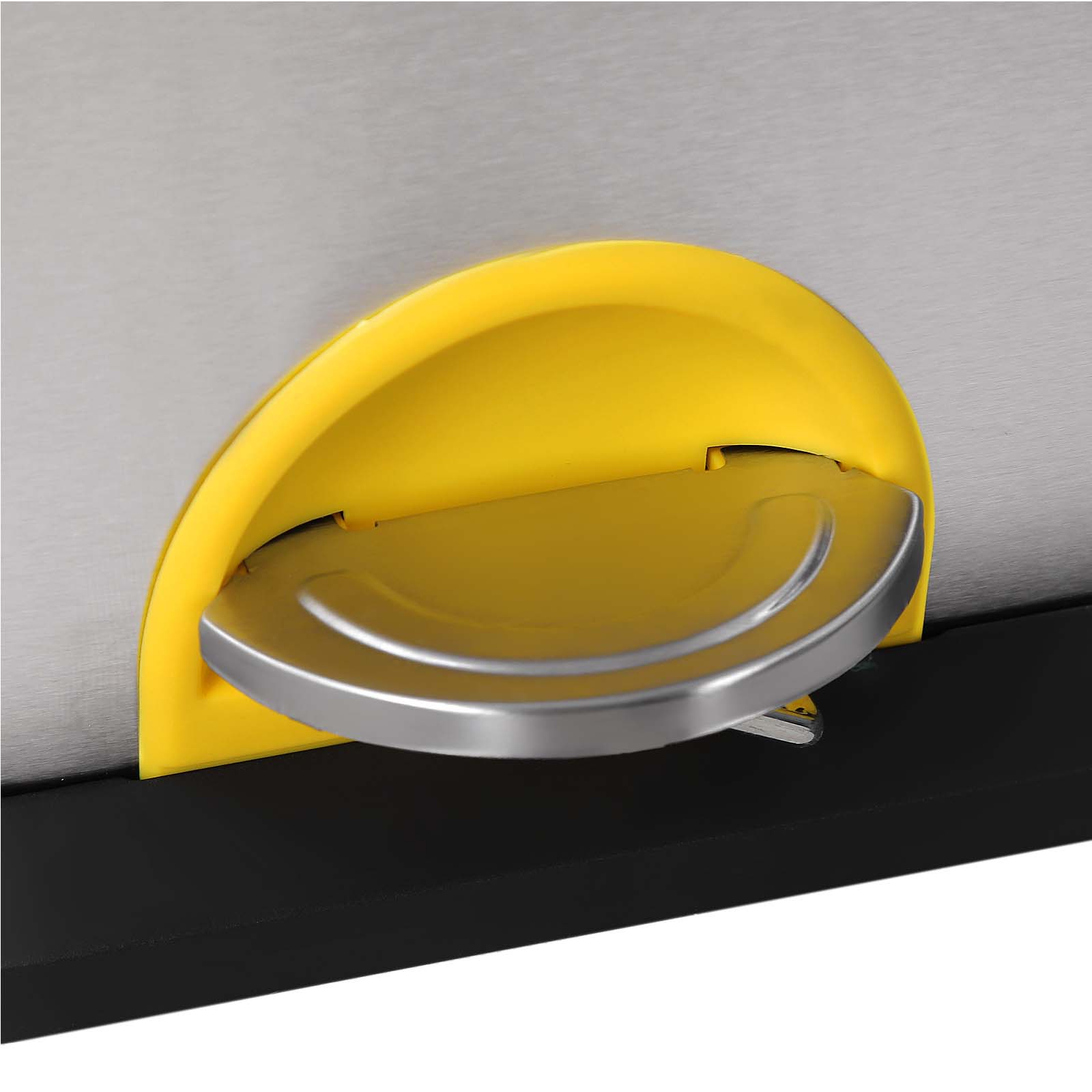 Avfallskärl – Pedalkorg med 3 fack – Silver/Svart