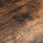 Skrivbord - PC -tabell med 2 hyllor - vänster eller höger montering - 120 x 60 x 75 cm