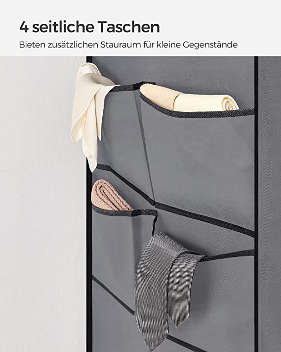 Garderob - Rulldörr - 2 hängfack - Grå