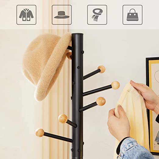 Coat Rack - Klädstativ - 11 bollkrokar - Van Staal - 53,5 x 53,5 x 173 cm
