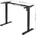 DeskFrame - Elektriskt justerbar - med hjul