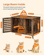 Cat House - Lull Box - With Doors - Vintage Brown