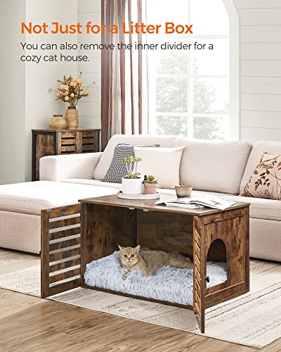 Cat House - Lull Box - With Doors - Vintage Brown