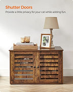 Cat House - Lull Box - With Doors - Vintage Brown